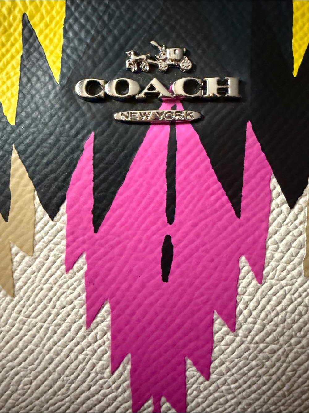 Coach Hawk Feather Design Wristlet - Picture 12 of 12
